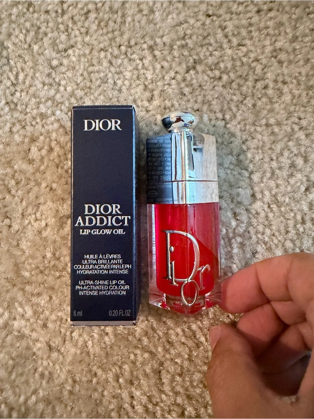 Dior Addict Lip Glow Oil - 015 Cherry Juicy NWT